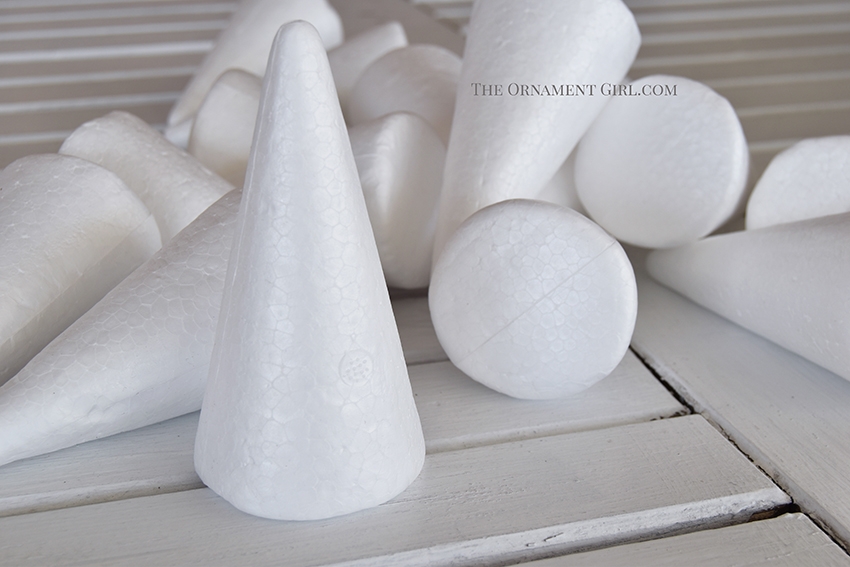Soft Foam Cone – Approx 4-1/4 Inch – The Ornament Girl's Market